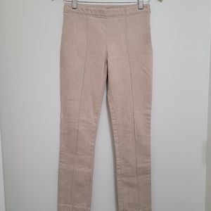 The ROW beige denim avied pants XS